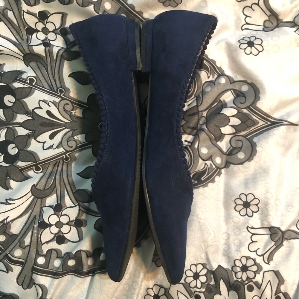 SOLD! Kaari Blue Navy Flats - Picture 2 of 6